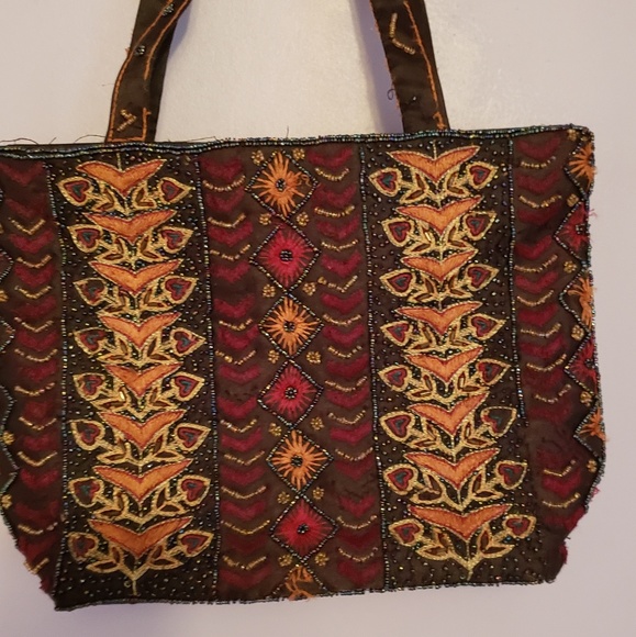 Small Vintage Festive Purse - Picture 2 of 5